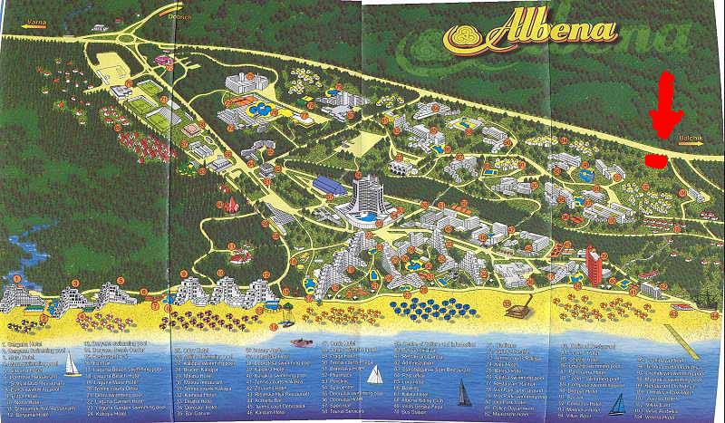 Имот до КК Албена Plot of land 2000 m2 resort Albena