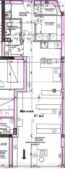 под наем  магазин 81 м2  между Равда и Несебър